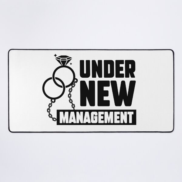 Item preview, Under New Management – Funny Groom Wedding Shirt designed and sold by Avara-Creative.