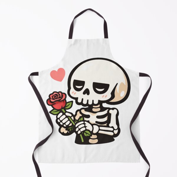 Item preview, Romantic Skeleton Holding a Rose – Cute Gothic Love Sticker designed and sold by ms0026.