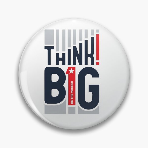 Item preview, Think Big – Bold Mindset Motivation Quote | hspcreations designed and sold by harispatel62.