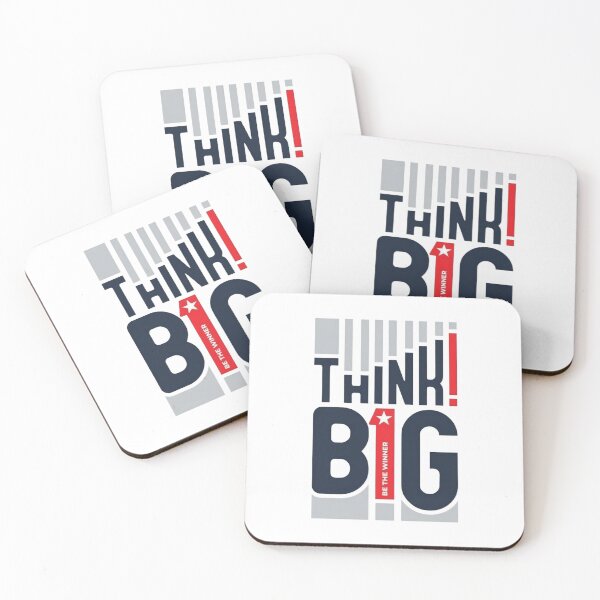 Item preview, Think Big – Bold Mindset Motivation Quote | hspcreations designed and sold by harispatel62.