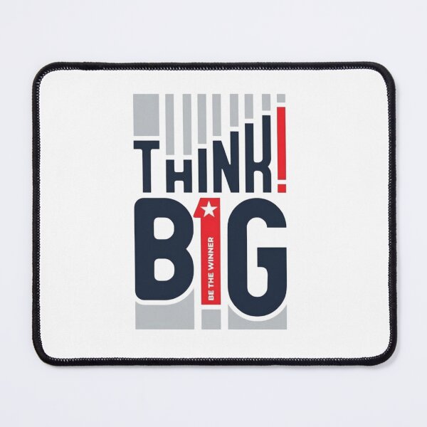 Item preview, Think Big – Bold Mindset Motivation Quote | hspcreations designed and sold by harispatel62.