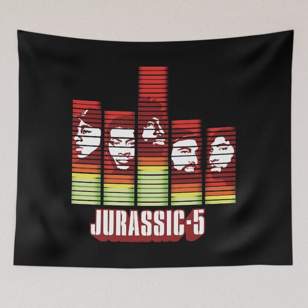 Artikelvorschau, Jurassic 5 Band entworfen und verkauft von RBDigitalArt.