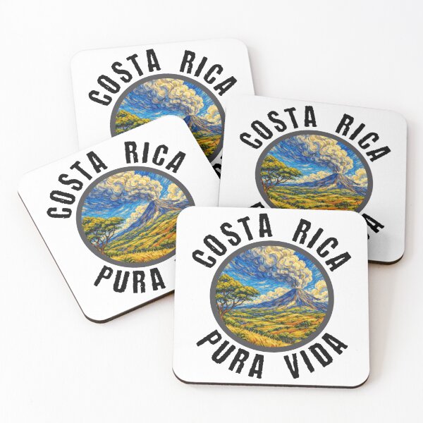 Item preview, Costa Rica - Pura Vida (with Black Lettering) designed and sold by VelvetRoom.