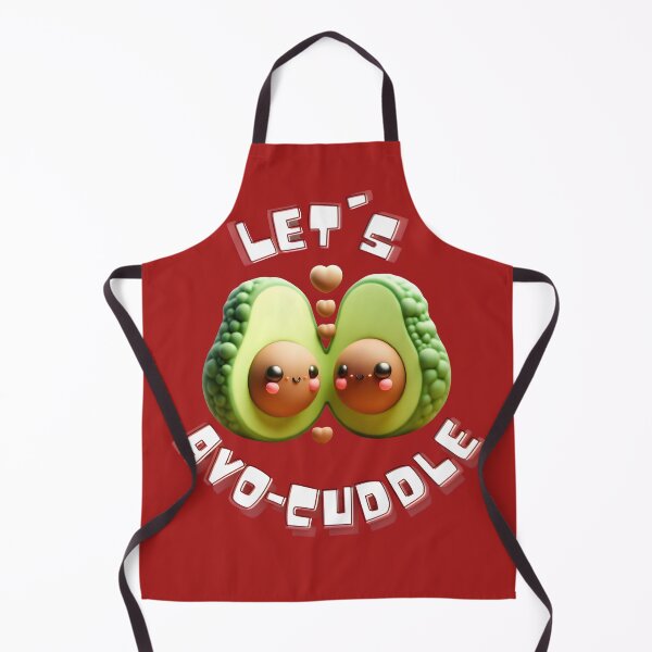 Item preview, Let's Avo-Cuddle: Cute 3D Puffy Avocado Couple Valentine's Pun designed and sold by HopeAndHustle.