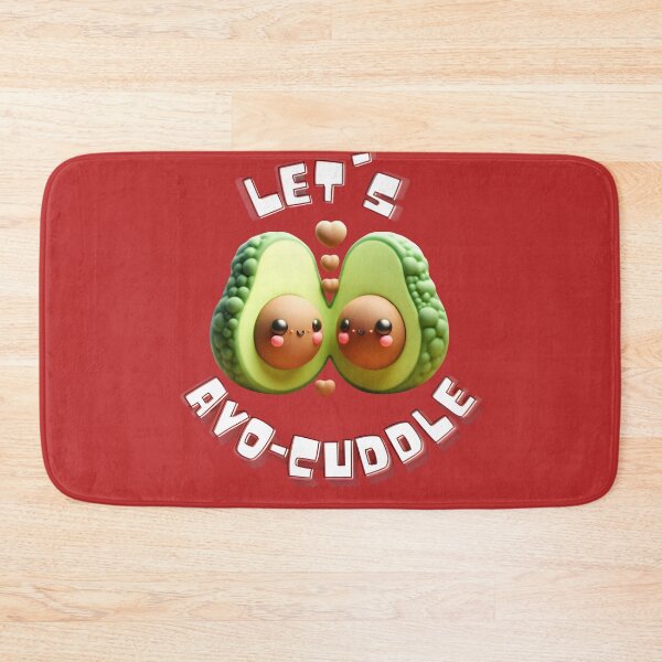 Item preview, Let's Avo-Cuddle: Cute 3D Puffy Avocado Couple Valentine's Pun designed and sold by HopeAndHustle.