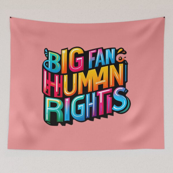 Item preview, big fan of human rights designed and sold by NCNGDESIGN.