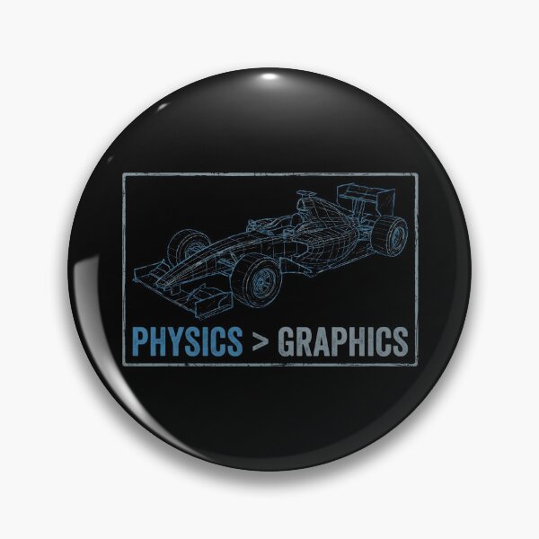 Item preview, Physics Greater Than Graphics Blue Wireframe Formula Car designed and sold by Fenay Designs.