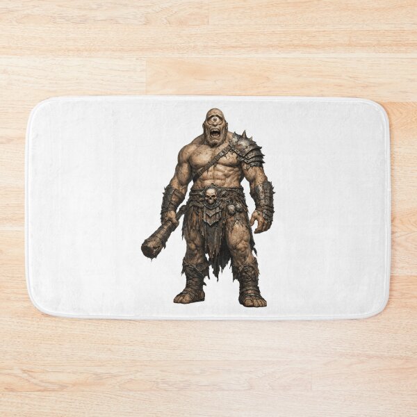 Item preview, Cyclops Mythical Giant — One-Eyed Ancient Warrior designed and sold by AlexLineArt.