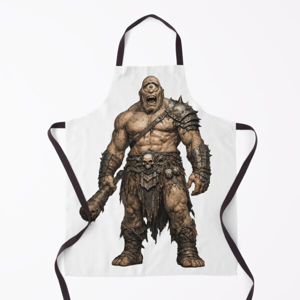 Item preview, Cyclops Mythical Giant — One-Eyed Ancient Warrior designed and sold by AlexLineArt.