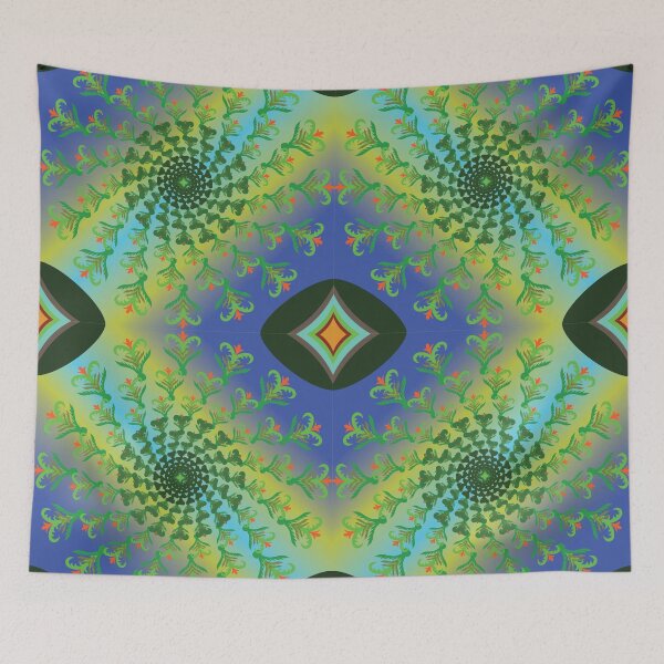 Item preview, Flowing Nature Vitality Mandala designed and sold by OIL Pattern Design .