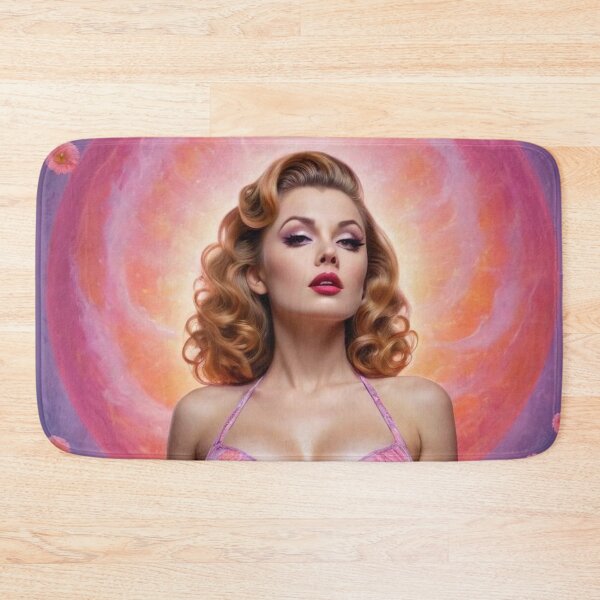 Item preview, Liquid Moonlight: Psychedelic 1960s Pin-Up & Mandala Tie-Dye Art designed and sold by MissSaylor.