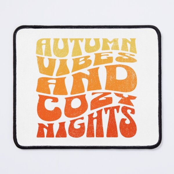 Item preview, Autumn Vibes and Cozy Nights – Retro Fall Typography Design designed and sold by DianaCanva.