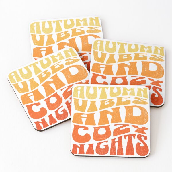 Item preview, Autumn Vibes and Cozy Nights – Retro Fall Typography Design  designed and sold by DianaCanva.