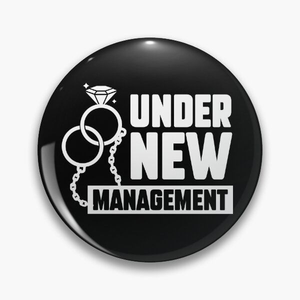 Item preview, Under New Management – Funny Groom Wedding Shirt designed and sold by Avara-Creative.