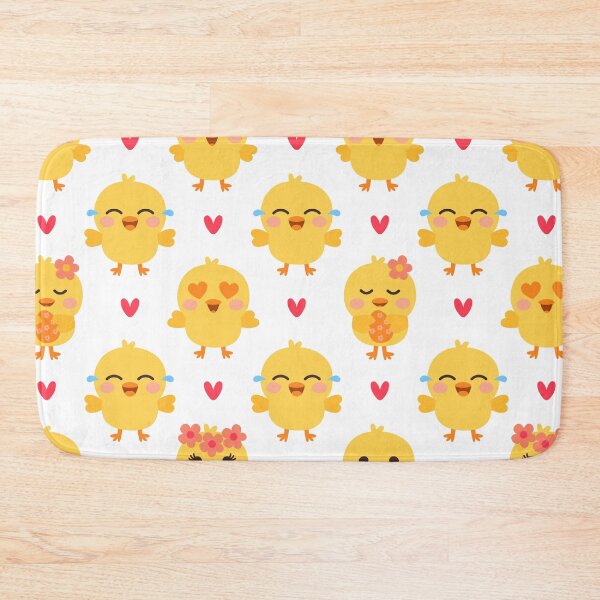 Item preview, Adorable Baby Chick Easter Pattern with Hearts designed and sold by Artchyzh.