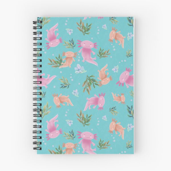 Item preview, Axolotl Pattern Light Blue Background designed and sold by NaliniLe.