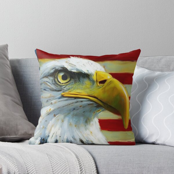 Item preview, Classic Bald Eagle Americana Art for Fourth of July Heritage Lovers designed and sold by WildStroke.