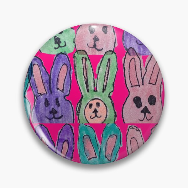 Item preview, Cute Bunny Pattern Pink designed and sold by NaliniLe.
