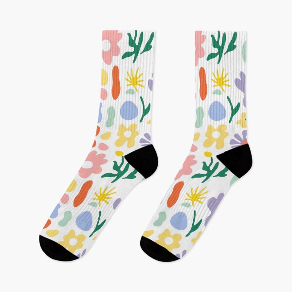 Item preview, Large Scale Pastel Matisse Cutout Floral Pattern designed and sold by Prismatect.