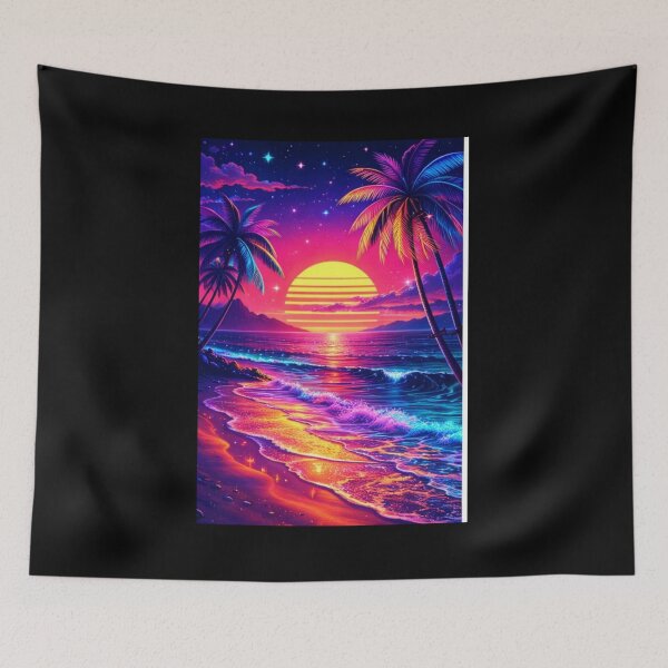 Item preview, neon beach  designed and sold by cloudzer0000.