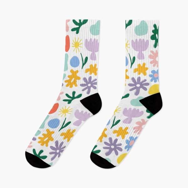 Item preview, Playful Matisse Sun and Hollow Flower Pattern designed and sold by Prismatect.