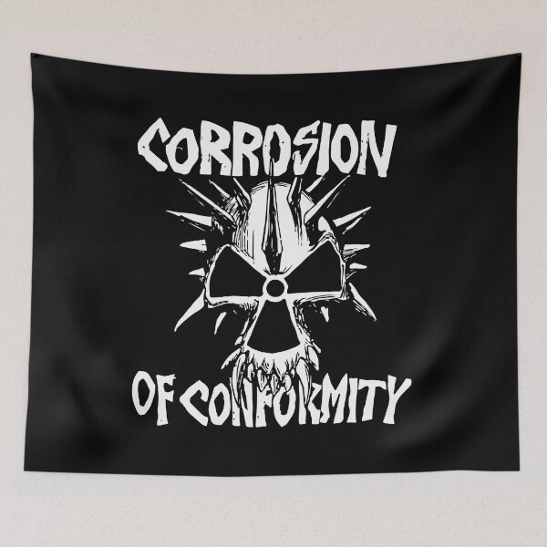 Item preview, Corrosion Of Conformity Band White Logo designed and sold by RBDigitalArt.