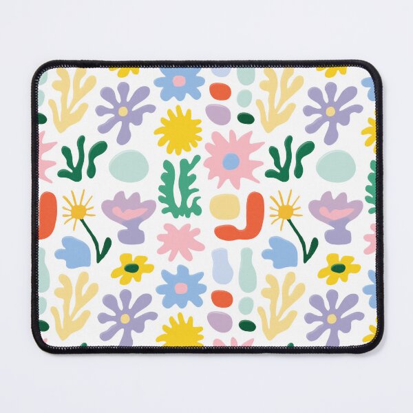 Item preview, Pastel Matisse Garden Objects Abstract Collage Pattern designed and sold by Prismatect.