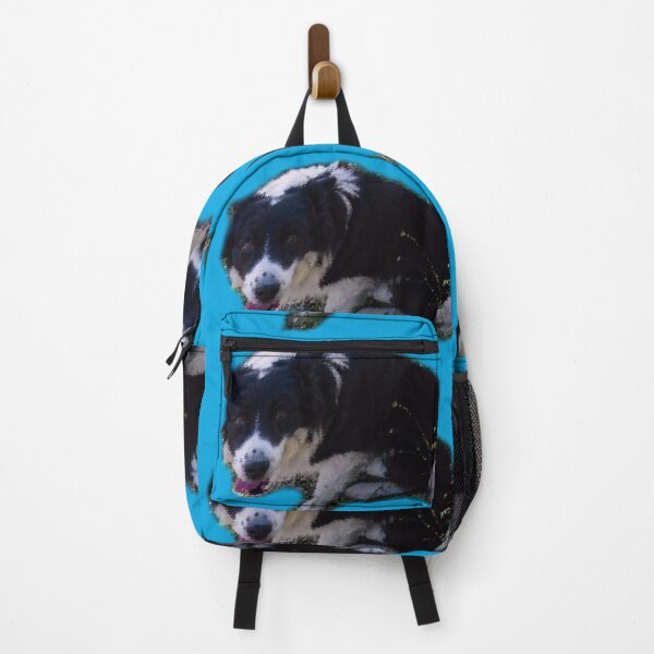 Item preview, Border collie in the grass, pointillist oil painting style designed and sold by Alan-David.