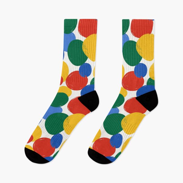 Item preview, Matisse Style Primary Color Brushstroke Circles designed and sold by Prismatect.