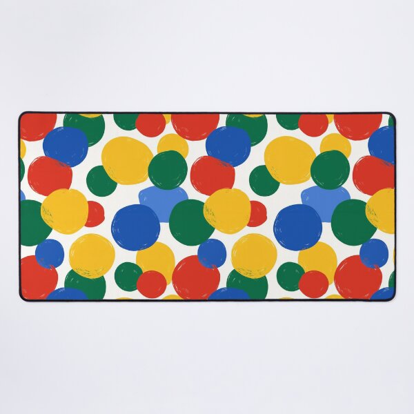 Item preview, Matisse Style Primary Color Brushstroke Circles designed and sold by Prismatect.