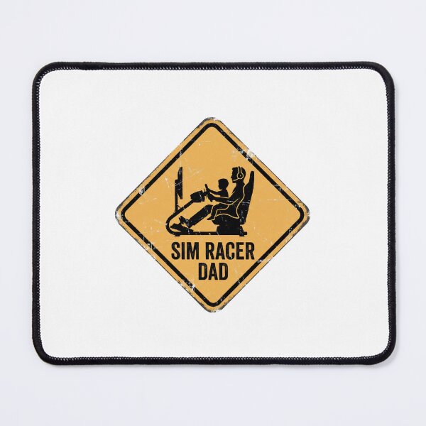 Item preview, Sim Racer Dad Gamer Fatherhood Gaming Diamond Sign designed and sold by Fenay Designs.