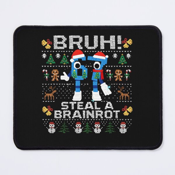 Item preview, Bruh Steal A Brainrot Funny Christmas Ugly Sweater Design Pixel Meme Brainrot Birthday Boys Gift For Boy Kids designed and sold by ArmyAbodo.