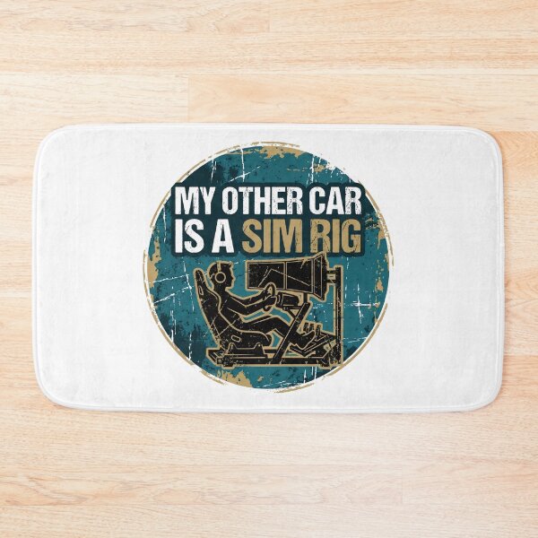 Item preview, My Other Car Is A Sim Rig Funny Gamer Racing Simulator designed and sold by Fenay Designs.