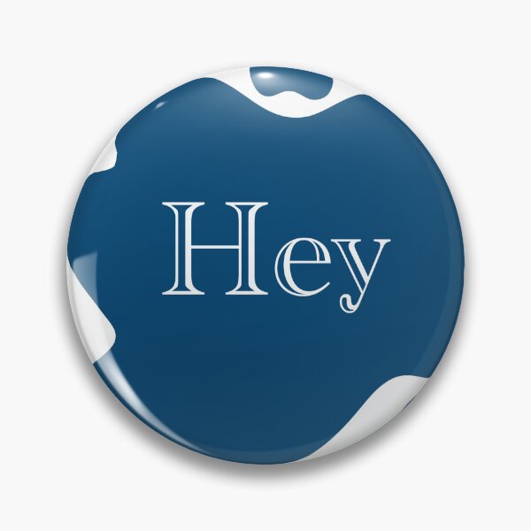 Item preview, Hey- Blue and white Design designed and sold by SoftlyStillBy-Nithya.