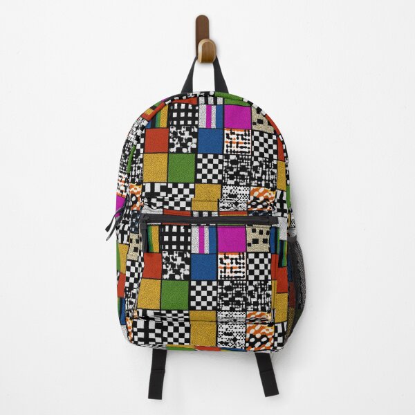 Artikelvorschau, Retro 90er Grunge Textur Memphis Patchwork Muster entworfen und verkauft von Prismatect.