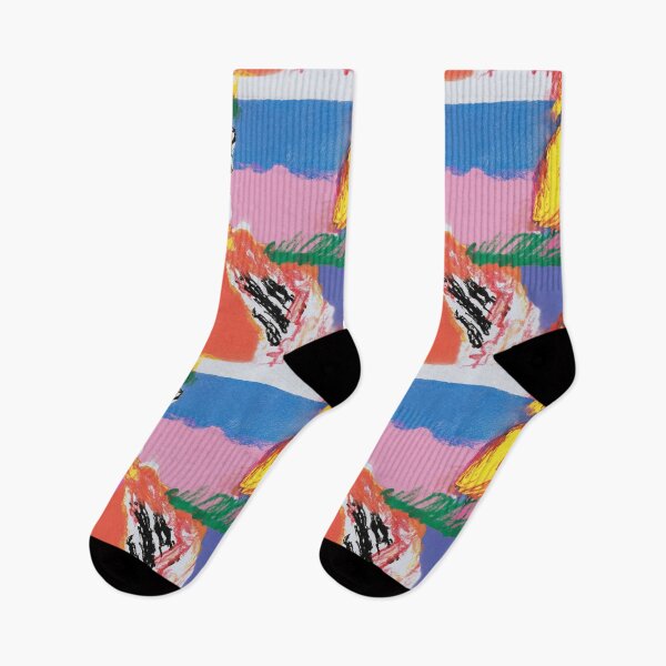 Item preview, Raw Colorful Abstract Oil Pastel Scratchy Pattern designed and sold by Prismatect.