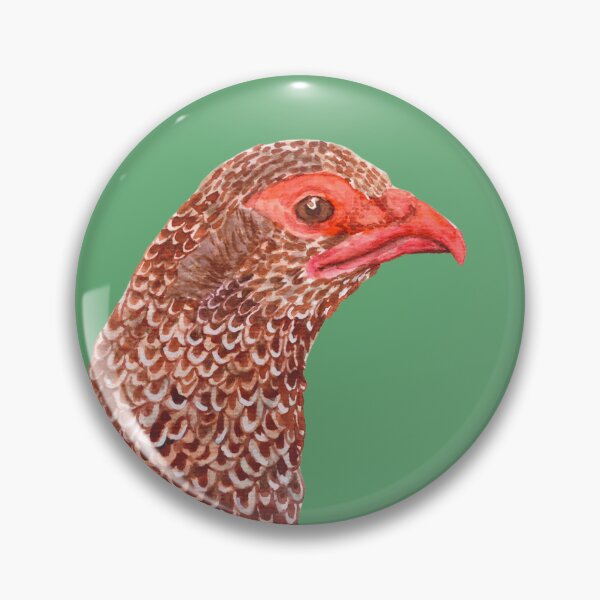 Item preview, Handsome Spurfowl bird watercolour painting designed and sold by art-elodie-g.