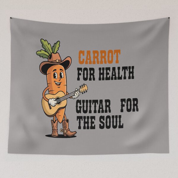 Item preview, Carrot Playing the Guitar - National Guitar Day designed and sold by Art-Arcade6.