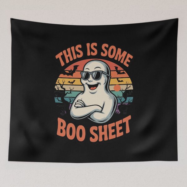 Item preview, This Is Some Boo Sheet designed and sold by flagylART.