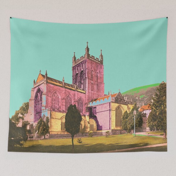 Item preview, Great Malvern Priory – Historic Church Pop Art Design designed and sold by Mauswohn.