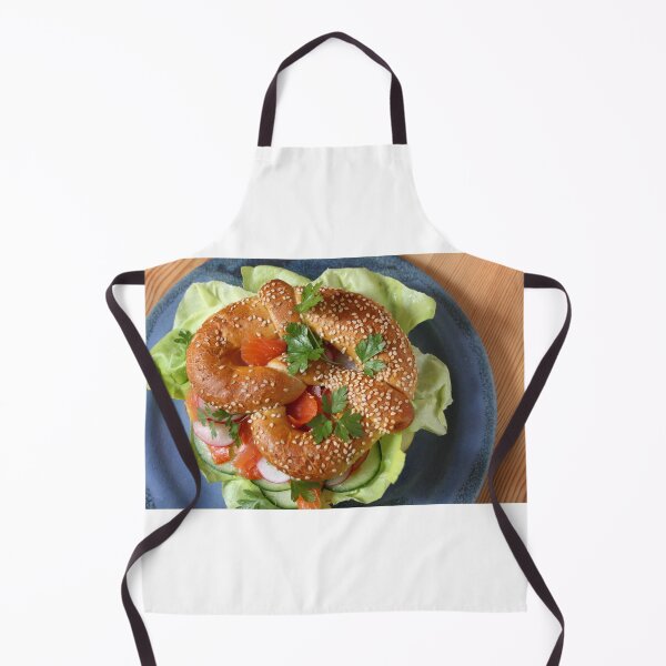 Item preview, Spelled sesame pretzel with smoked salmon trout designed and sold by SmoothBreeze7 | Liz Collet Photography.