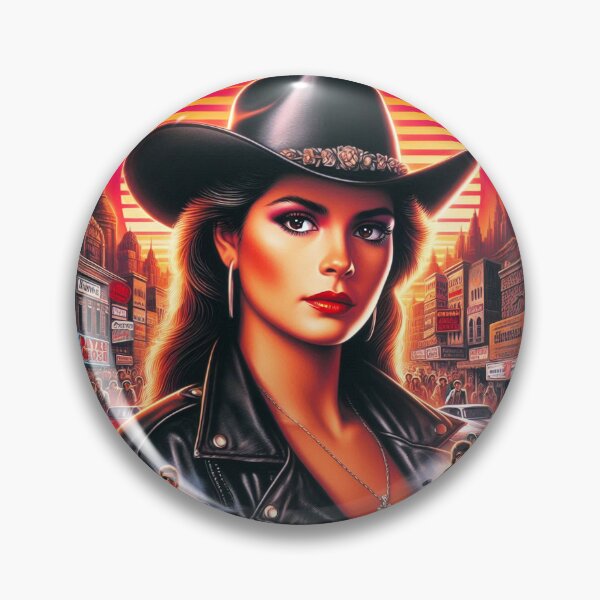 Item preview, Retrowave Cowgirl designed and sold by PulpVintage.