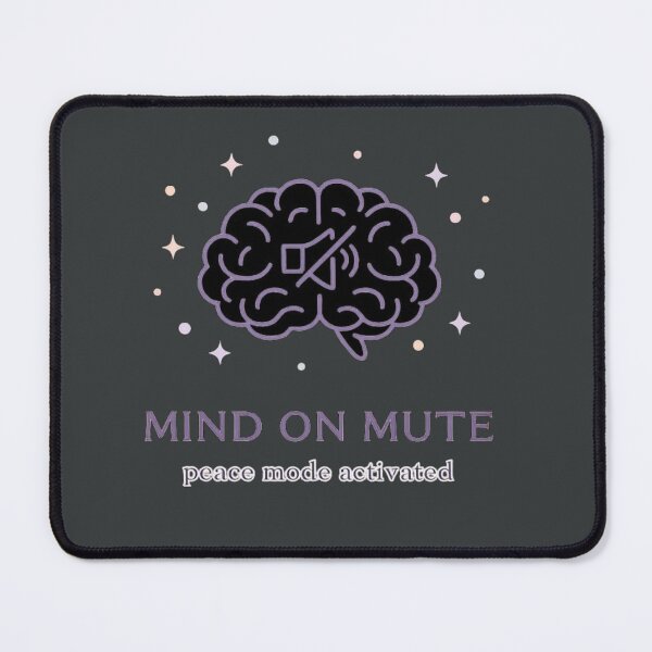 Item preview, Mind on Mute T-Shirt | Peace Mode Activated Calm Aesthetic Tee designed and sold by KDesignCrafts.