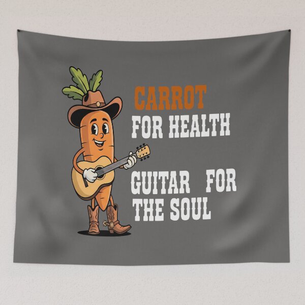 Item preview, Carrot Playing the Guitar - National Guitar Day designed and sold by Art-Arcade6.