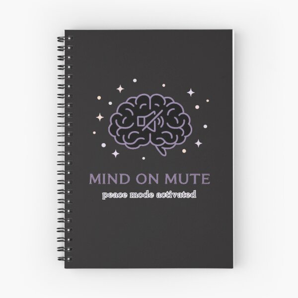 Item preview, Mind on Mute T-Shirt | Peace Mode Activated Calm Aesthetic Tee designed and sold by KDesignCrafts.