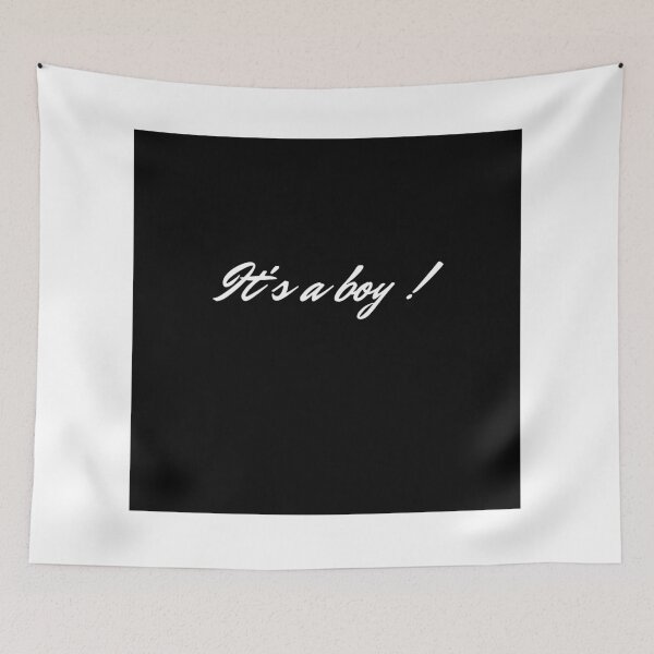 Item preview, It's a boy! - Chic Boy Birth Announcement designed and sold by Instants Design.