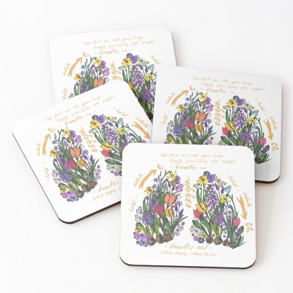 Item preview, Decorative lungs anatomy print with flowers designed and sold by bokasin.