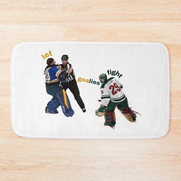 Item preview, Fleury vs Binnington - Let Goalies Fight designed and sold by pin3tree603.