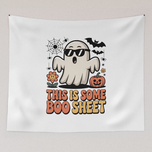 Item preview, This Is Some Boo Sheet designed and sold by flagylART.