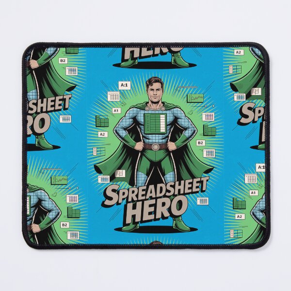 Item preview, Spreadsheet superhero designed and sold by Agu210.